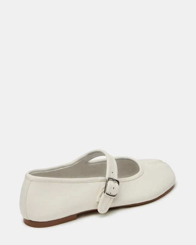 Calara in pelle bianca