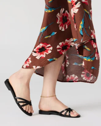 Calissi in pelle nera