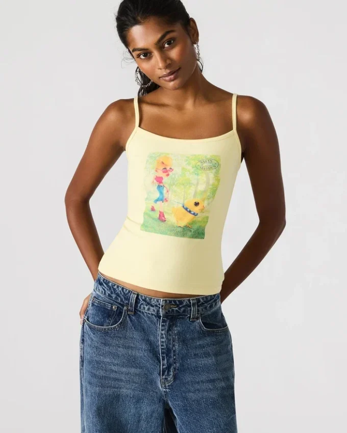 Canotta Goldie giallo pallido