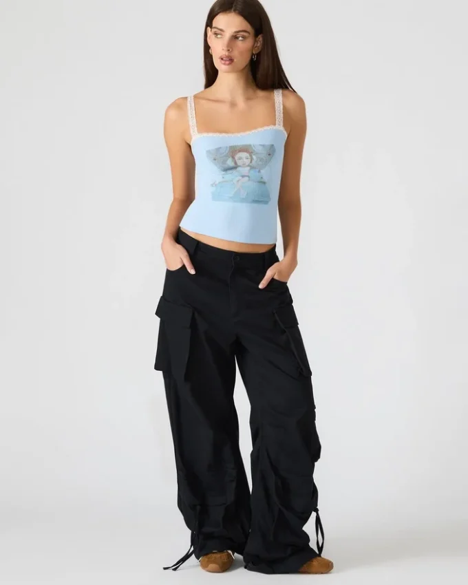 Canotta Love Goldie Surf Blue