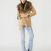 Cappotto Bowery color cuoio