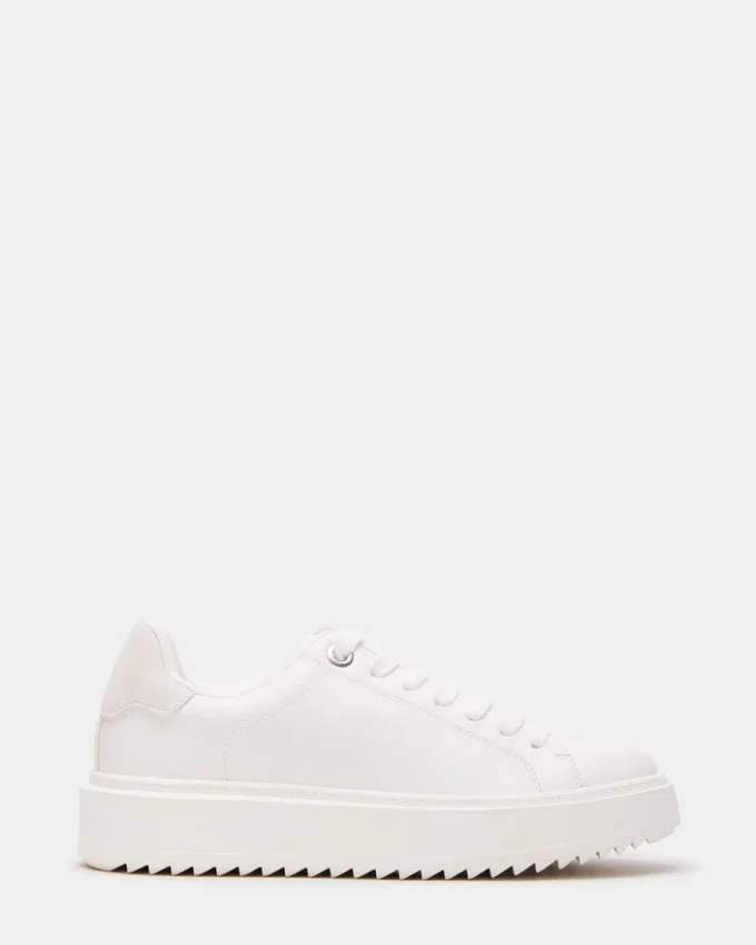 Catcher in pelle scamosciata bianca