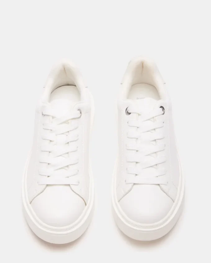 Catcher in pelle scamosciata bianca