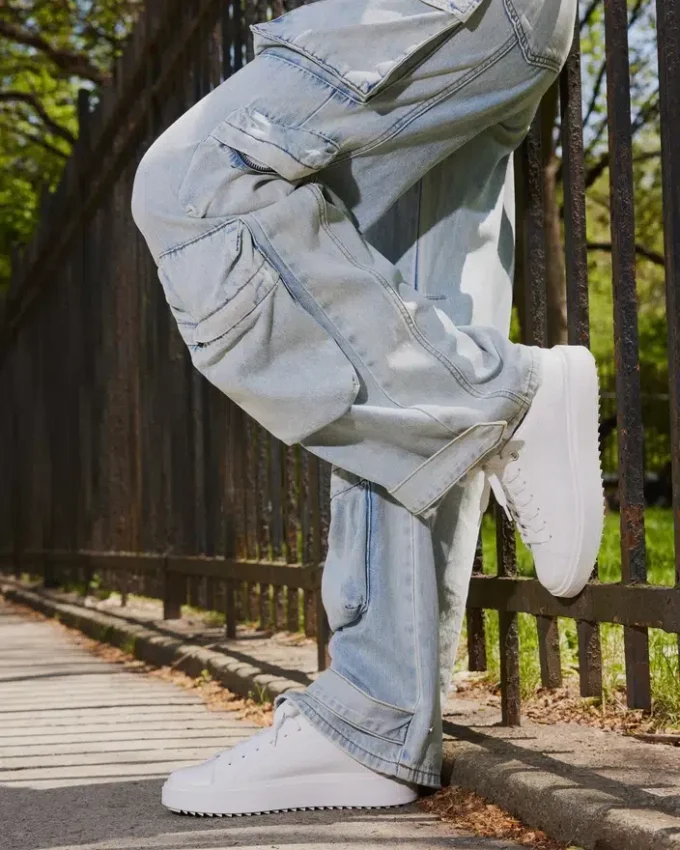 Catcher in pelle scamosciata bianca