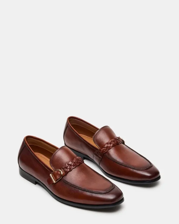 Chaplin in pelle marrone chiaro