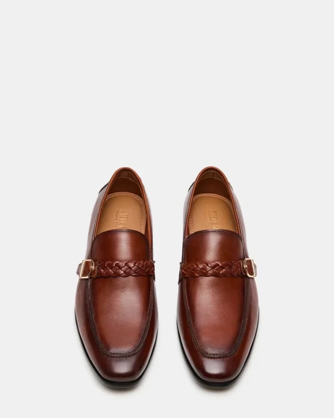 Chaplin in pelle marrone chiaro