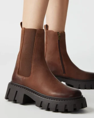 Charges Marrone Effetto Usurato