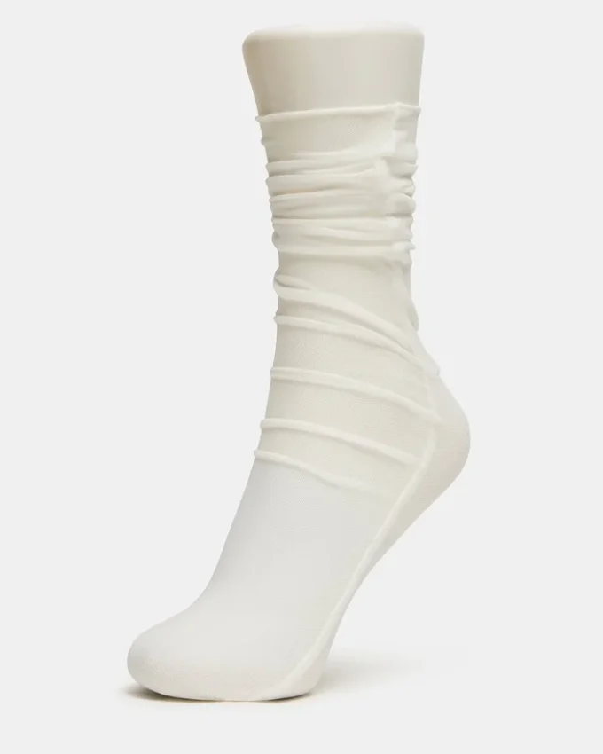 Confezione da 2 paia di calzini corti Sofia in maglia a rete tinta unita, azzurri