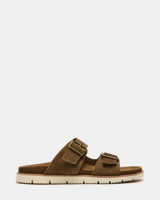 Corban in pelle scamosciata color tabacco