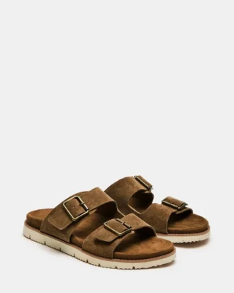 Corban in pelle scamosciata color tabacco