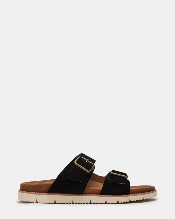 Corban in pelle scamosciata nera Corban in pelle scamosciata nera