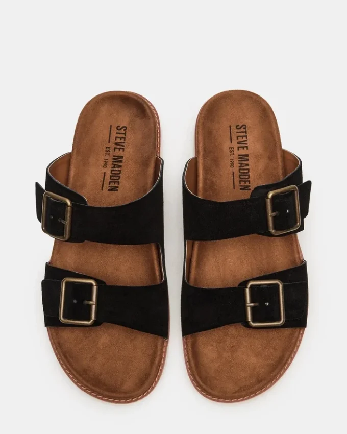 Corban in pelle scamosciata nera Corban in pelle scamosciata nera