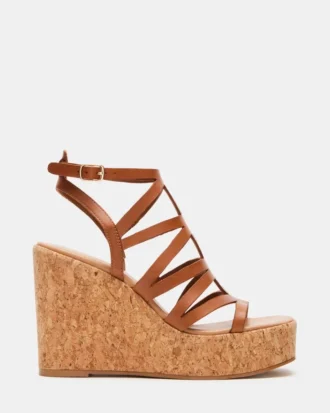 Cozette in pelle marrone chiaro