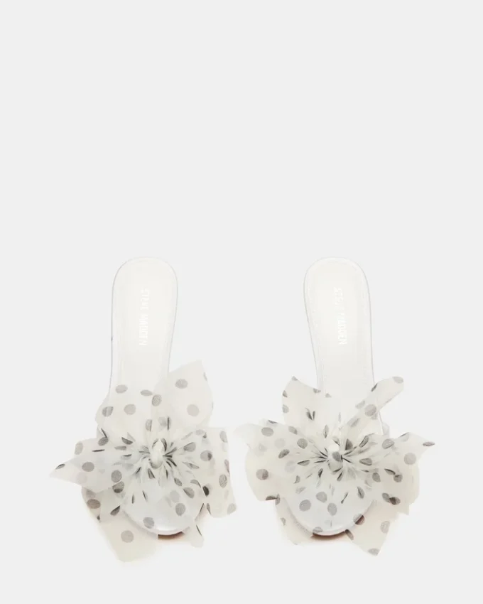 Davina Tulle Bianco/Nero a Pois