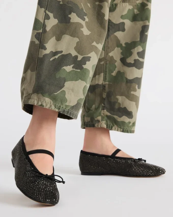 Delara Nero con strass multicolori