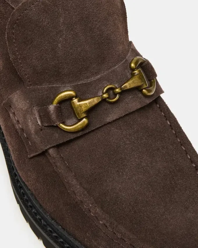 Deputy in pelle scamosciata marrone cioccolato Deputy in pelle scamosciata marrone cioccolato