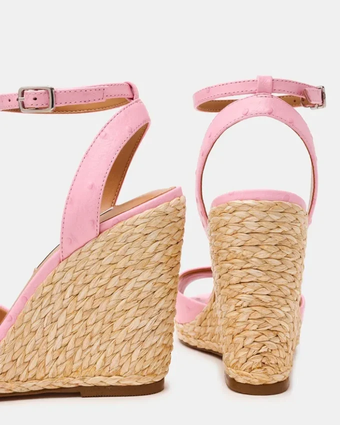 Devin in pelle rosa di struzzo Devin in pelle rosa di struzzo