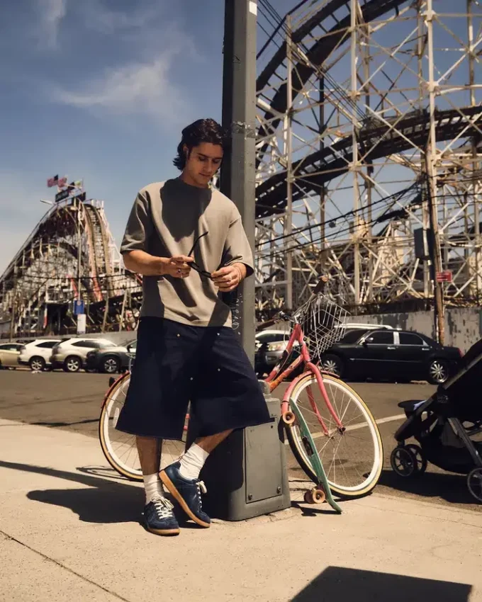 Dixon in pelle scamosciata blu navy Dixon in pelle scamosciata blu navy