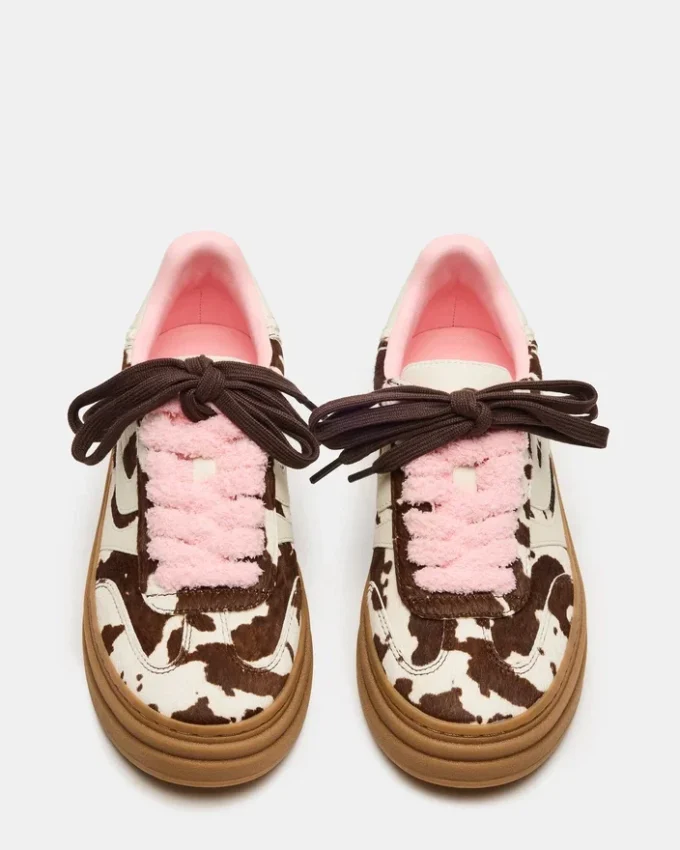 Dodge marrone con stampa mucca