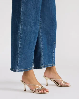 Edna in pelle color champagne