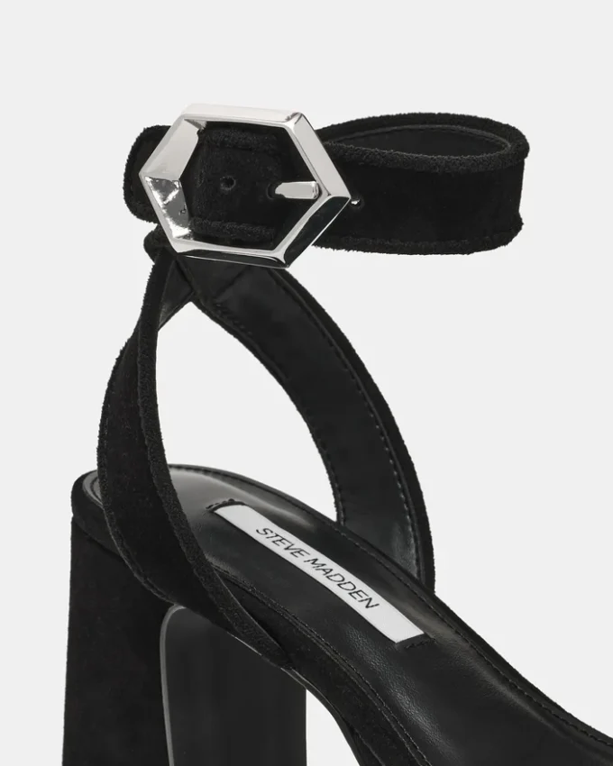 Elida in camoscio nero