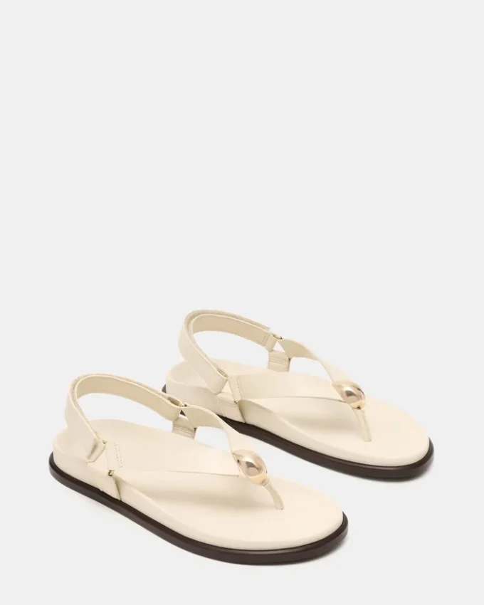 Elvia in pelle color osso Elvia in pelle color osso