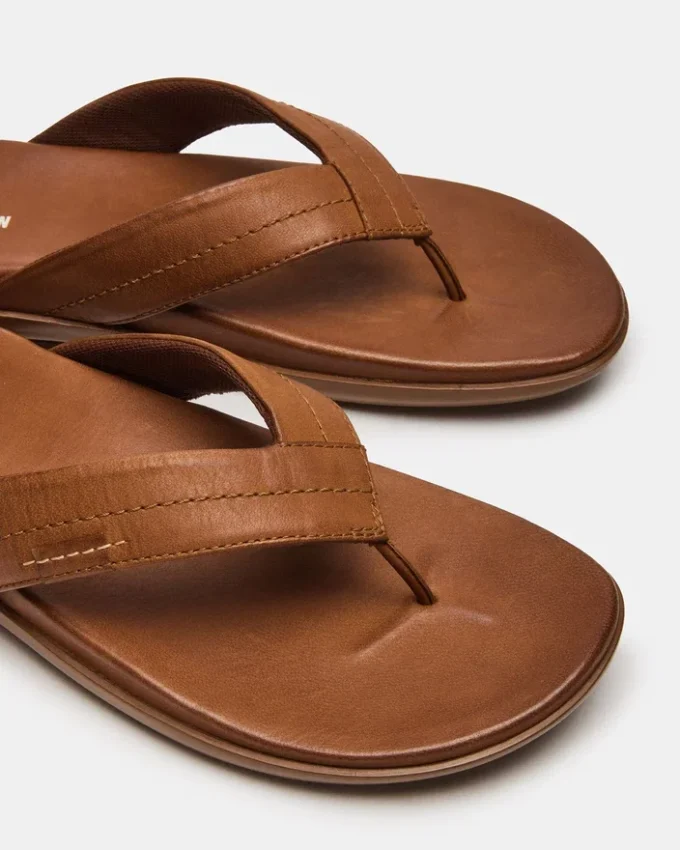 Emmett in pelle marrone chiaro