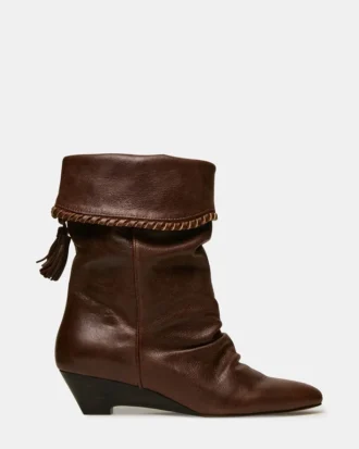 Enaya in pelle marrone