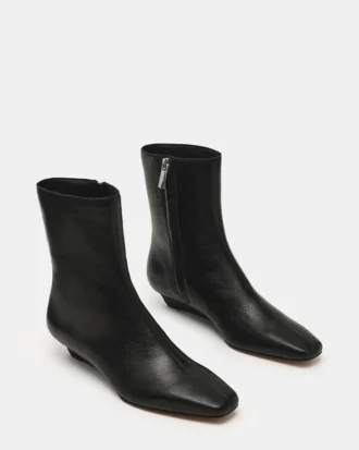 Flaire in pelle nera