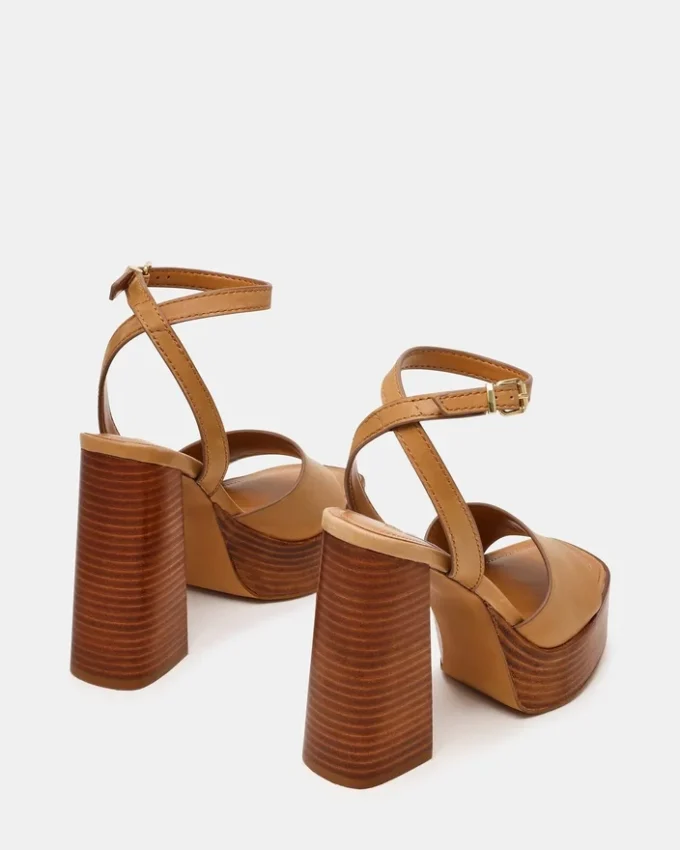 Floria in pelle color banana