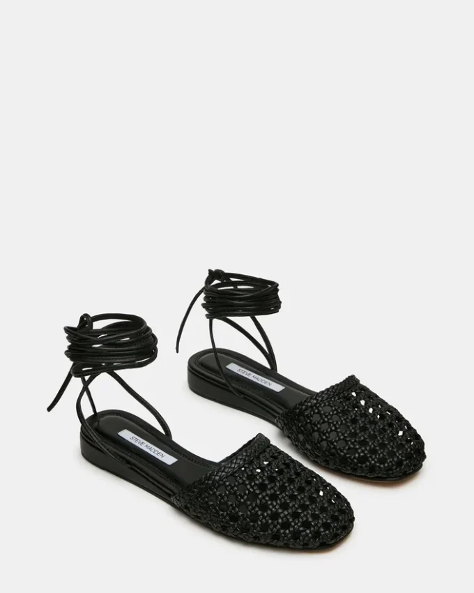 Flutter in pelle nera