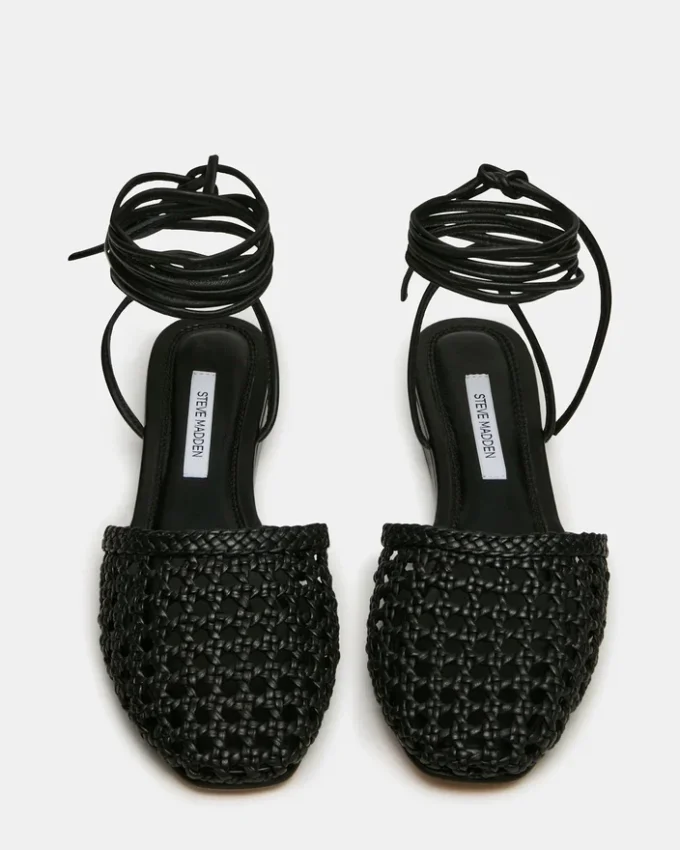 Flutter in pelle nera