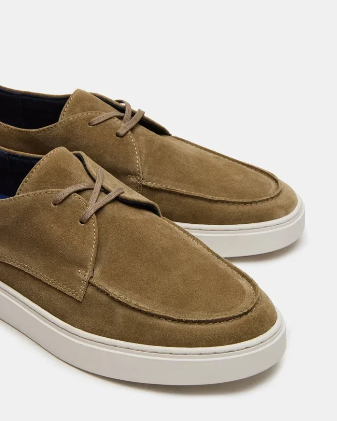 Frankk in pelle scamosciata color tortora Frankk in pelle scamosciata color tortora