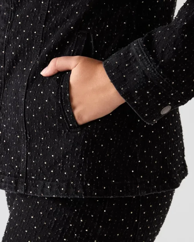 Giacca Parc Crystal nera Giacca Parc Crystal nera