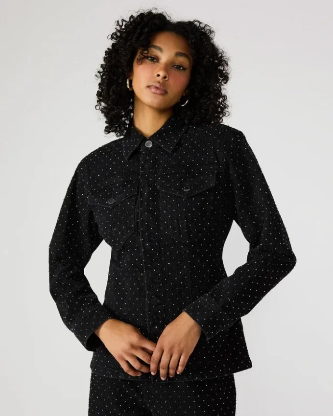 Giacca Parc Crystal nera Giacca Parc Crystal nera