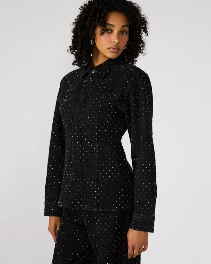 Giacca Parc Crystal nera Giacca Parc Crystal nera