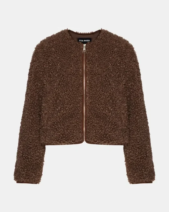 Giacca Teddy Marrone