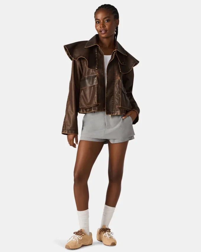 Giacca Varvara color cioccolato