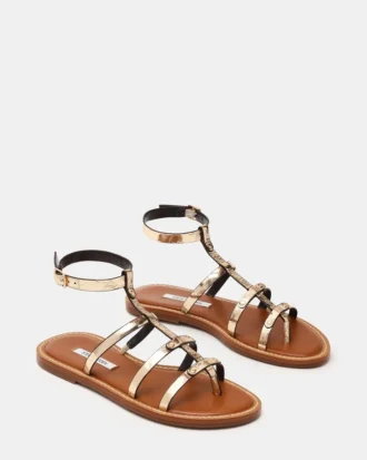 Givara in pelle dorata