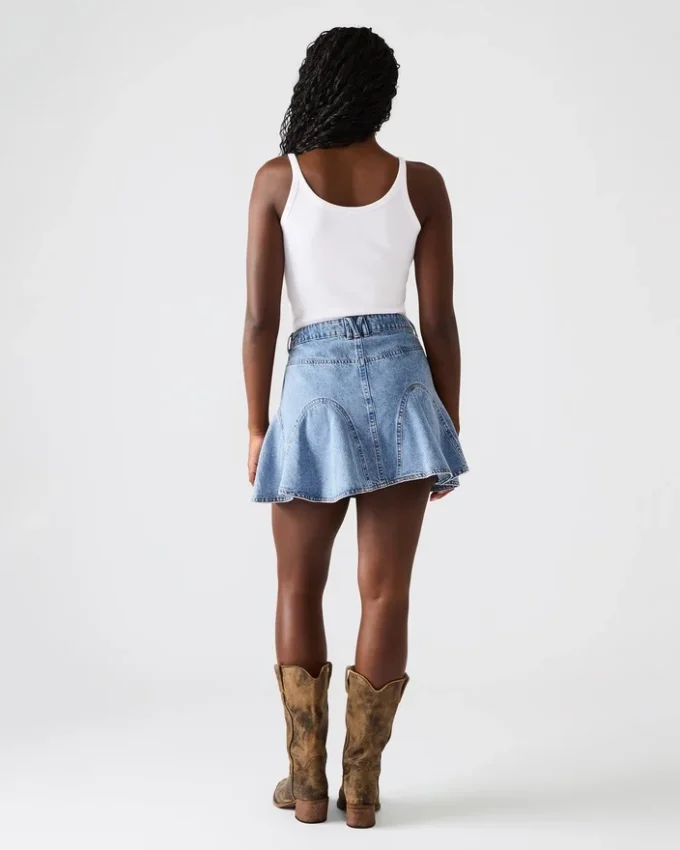 Gonna in denim Melany Forever Blue