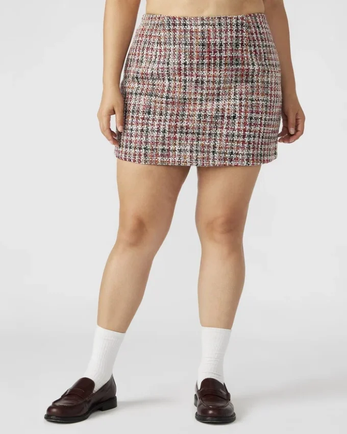 Gonna Mattea Rosso Multicolore