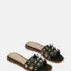 Hadyn Studs in pelle nera
