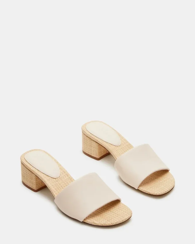 Hailee in pelle color osso