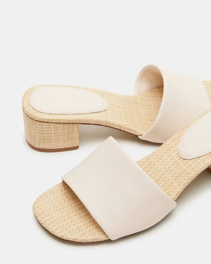 Hailee in pelle color osso