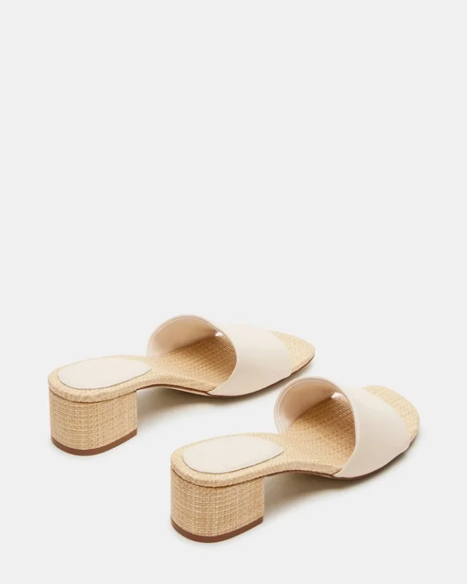 Hailee in pelle color osso