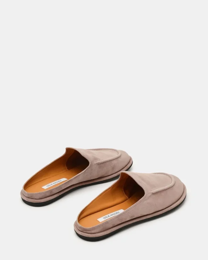 Harrington in pelle scamosciata color tortora