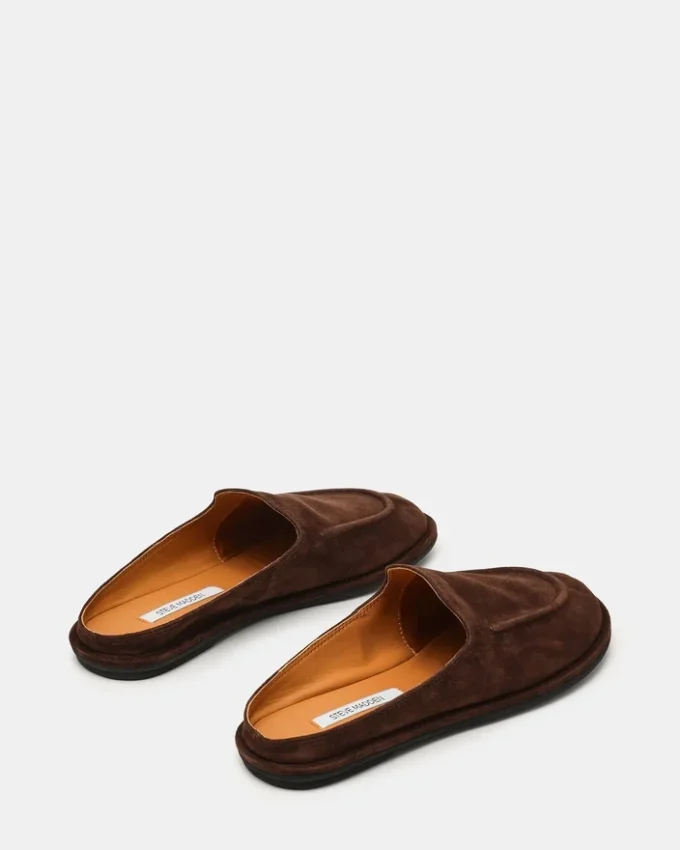 Harrington in pelle scamosciata marrone cioccolato Harrington in pelle scamosciata marrone cioccolato