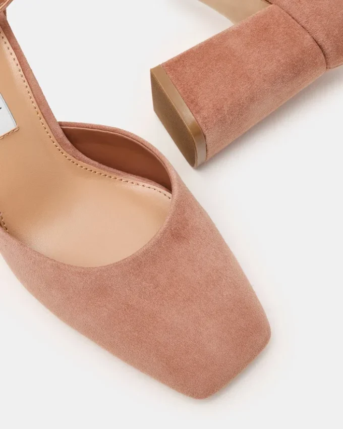 Hartlyn in pelle scamosciata color moka