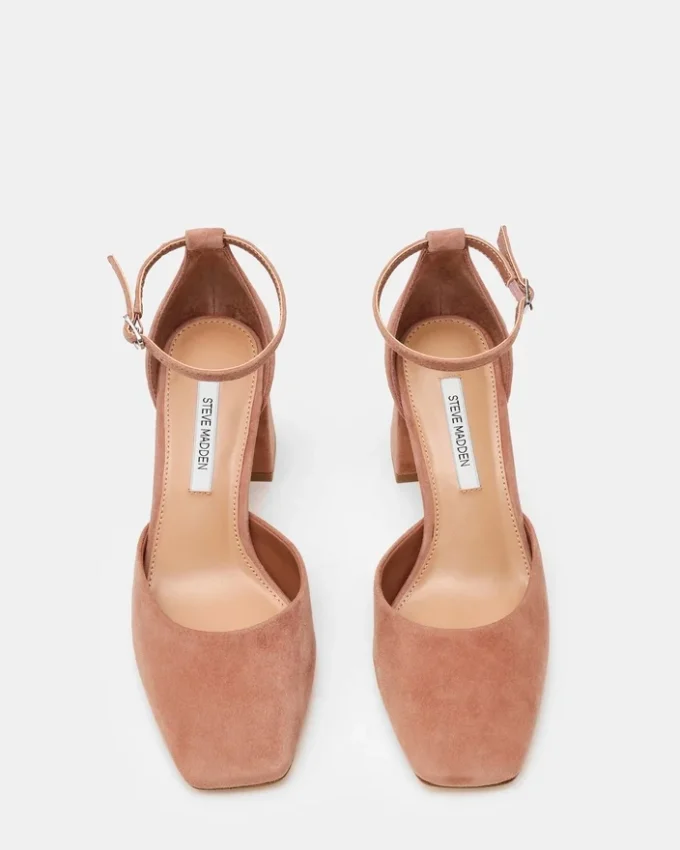 Hartlyn in pelle scamosciata color moka