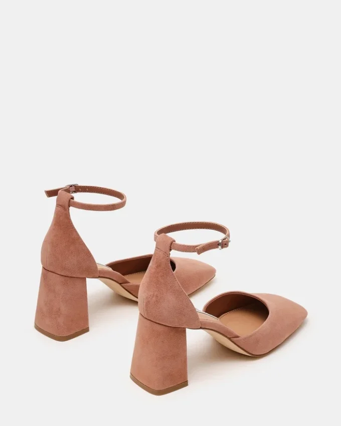 Hartlyn in pelle scamosciata color moka